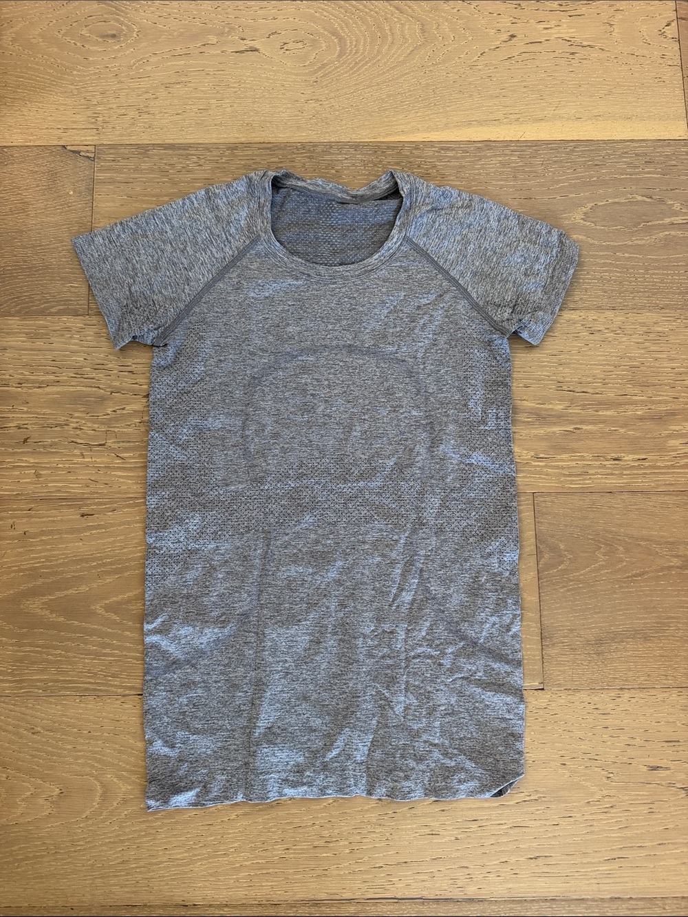 lululemon athletica Heather Gray Short-Sleeve Crew Tee